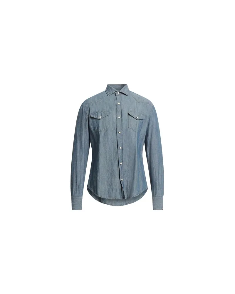Eleventy PLATINUM - TOPS - Jeanshemdenauf YOOX.COM Blau