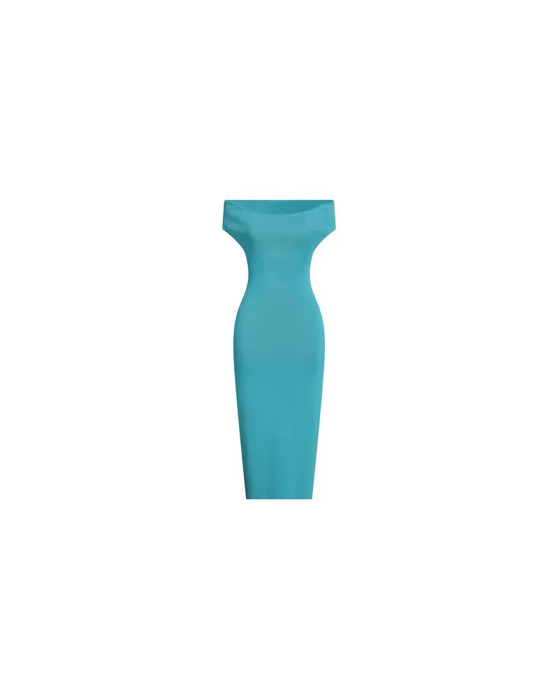 Liviana Conti KLEIDER - Midi-Kleiderauf YOOX.COM Azurblau