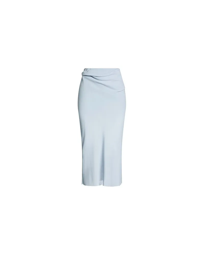 Rier HOSEN & RÖCKE - Midi-Röckeauf YOOX.COM Taubenblau