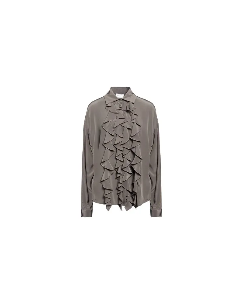 P.A.R.O.S.H. P.A.R.O H. - TOPS - Hemdenauf YOOX.COM Maulwurfsgrau