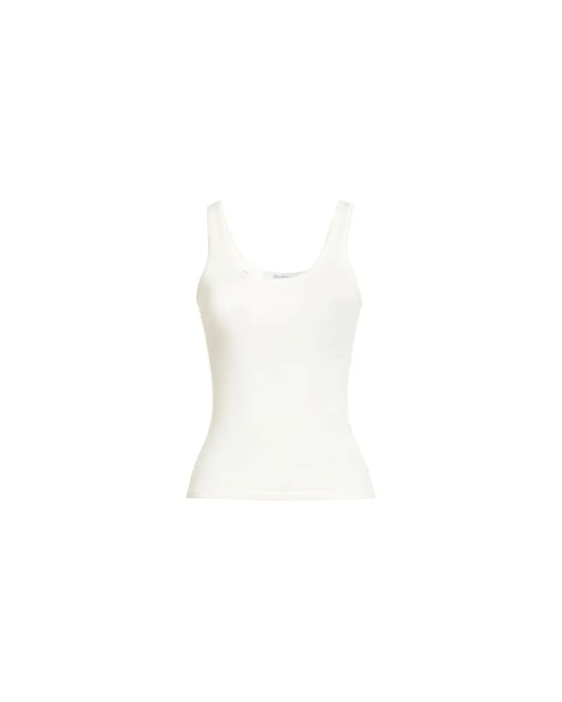 Max Mara TOPS - Topsauf YOOX.COM Cremeweiß