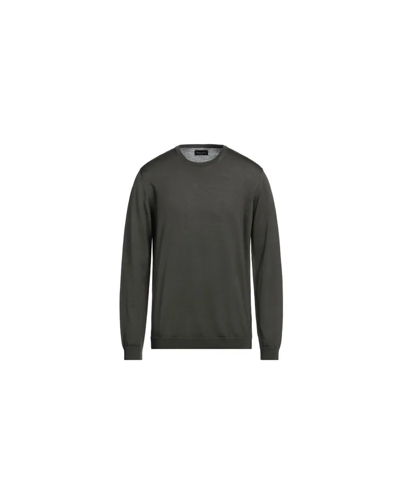 Roberto Collina STRICKWAREN - Pulloverauf YOOX.COM Militärgrün