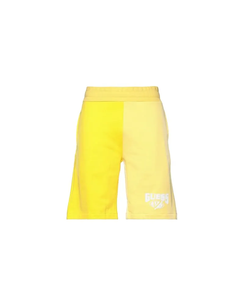 Guess HOSEN & RÖCKE - Shorts & Bermudashortsauf YOOX.COM Gelb