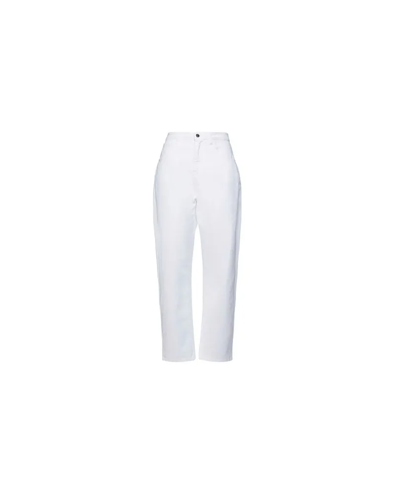 IRENEISGOOD HOSEN & RÖCKE - Jeanshosenauf YOOX.COM Weiß