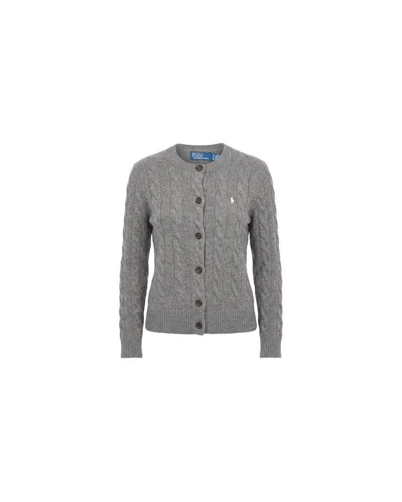 Ralph Lauren STRICKWAREN - Strickjackenauf YOOX.COM Grau