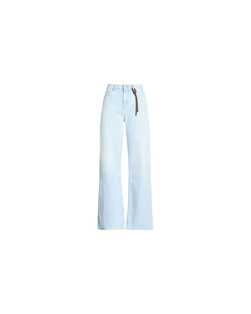 VICOLO DENIM COUTURE - HOSEN & RÖCKE - Jeanshosenauf YOOX.COM Blau