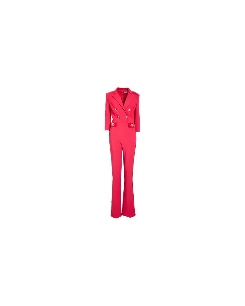 Elisabetta Franchi OVERALLS - Jumpsuitsauf YOOX.COM Rot