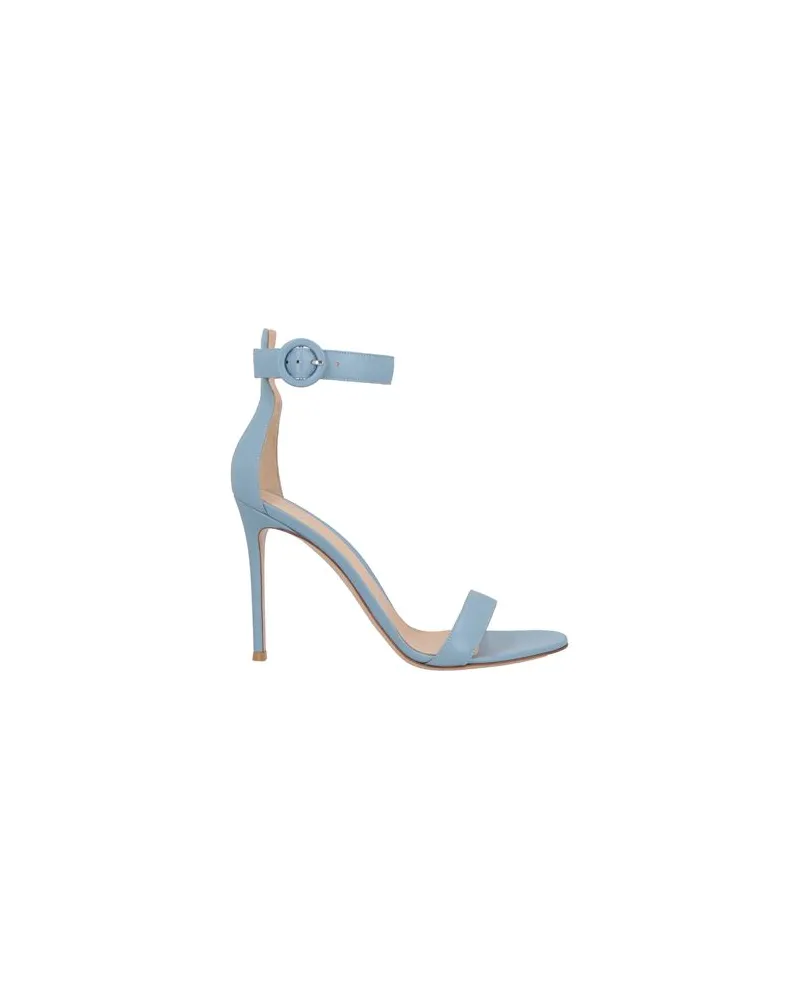 Gianvito Rossi SCHUHE - Sandalenauf YOOX.COM Himmelblau