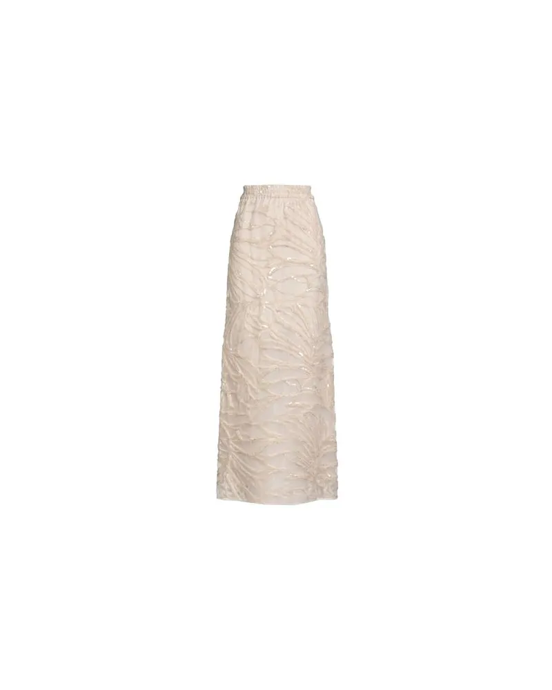 Brunello Cucinelli HOSEN & RÖCKE - Maxi-Röckeauf YOOX.COM Beige