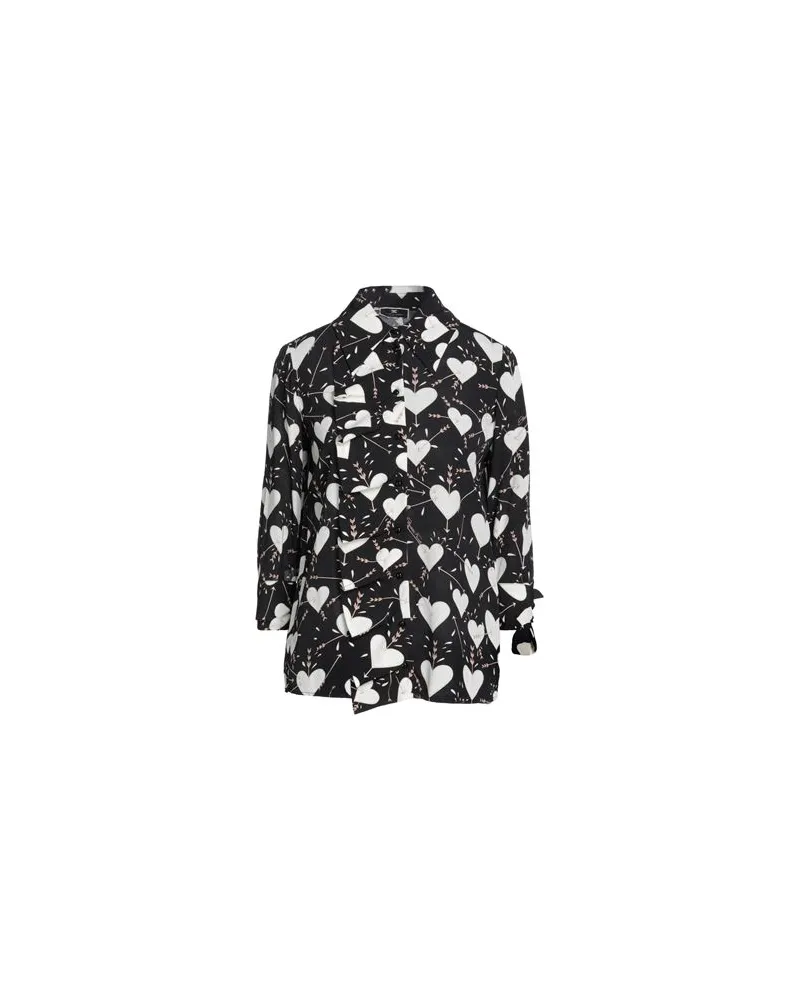 Elisabetta Franchi TOPS - Hemdenauf YOOX.COM Schwarz