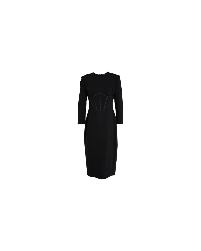 Elisabetta Franchi KLEIDER - Midi-Kleiderauf YOOX.COM Schwarz