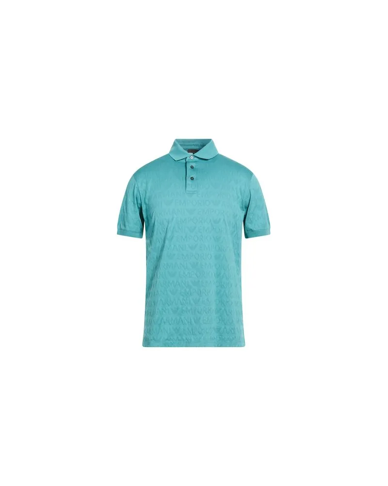 Emporio Armani TOPS - Poloshirtsauf YOOX.COM Tūrkis