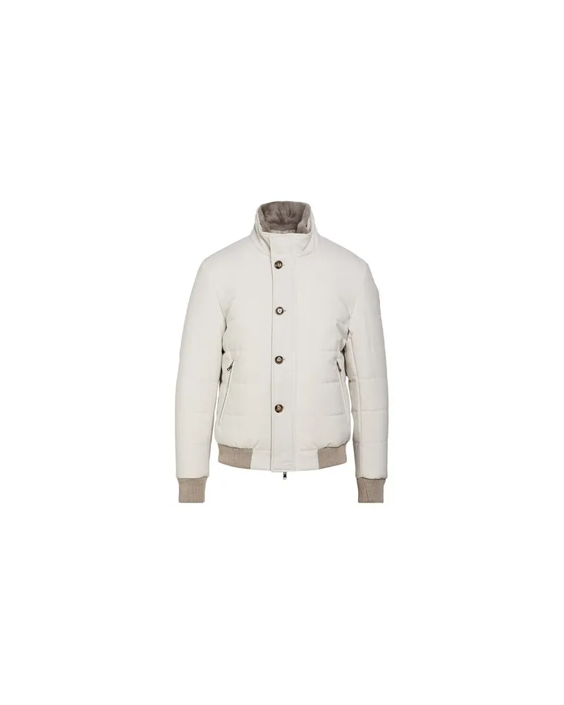 BARBA JACKEN & MÄNTEL - Pufferjacken & Daunenjackenauf YOOX.COM Elfenbein
