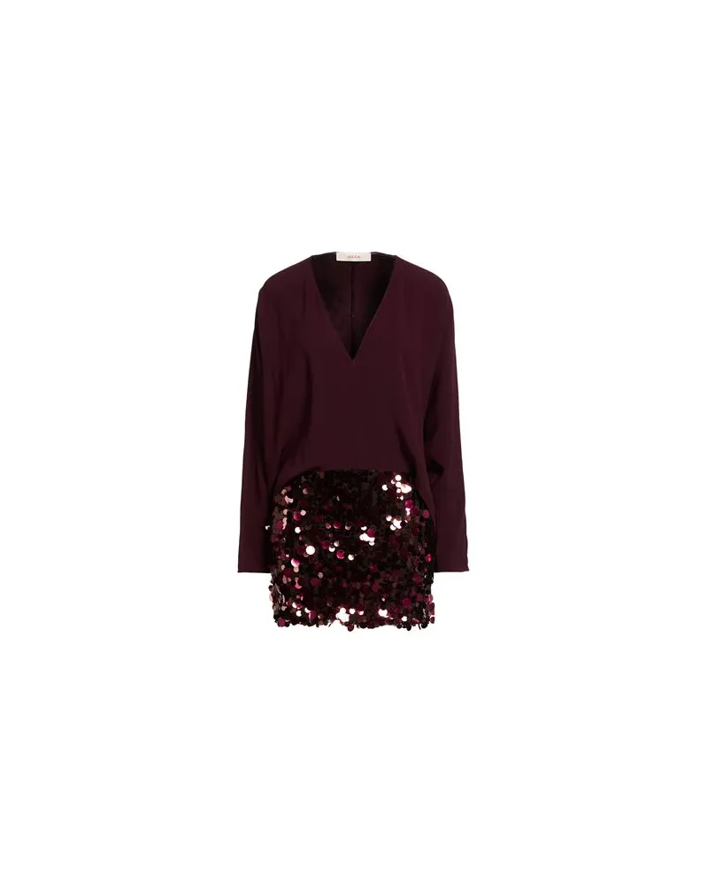 Jucca KLEIDER - Mini-Kleiderauf YOOX.COM Bordeaux