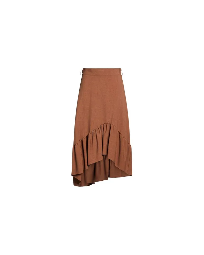 Dixie HOSEN & RÖCKE - Midi-Röckeauf YOOX.COM Braun