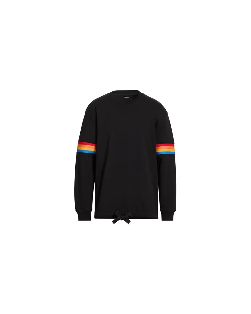 Diesel TOPS - Sweatshirtsauf YOOX.COM Schwarz