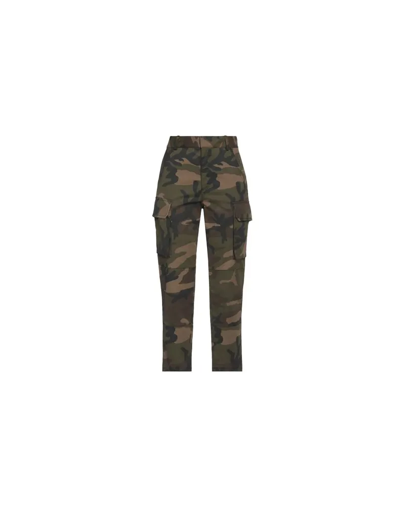 Maje HOSEN & RÖCKE - Hosenauf YOOX.COM Militärgrün