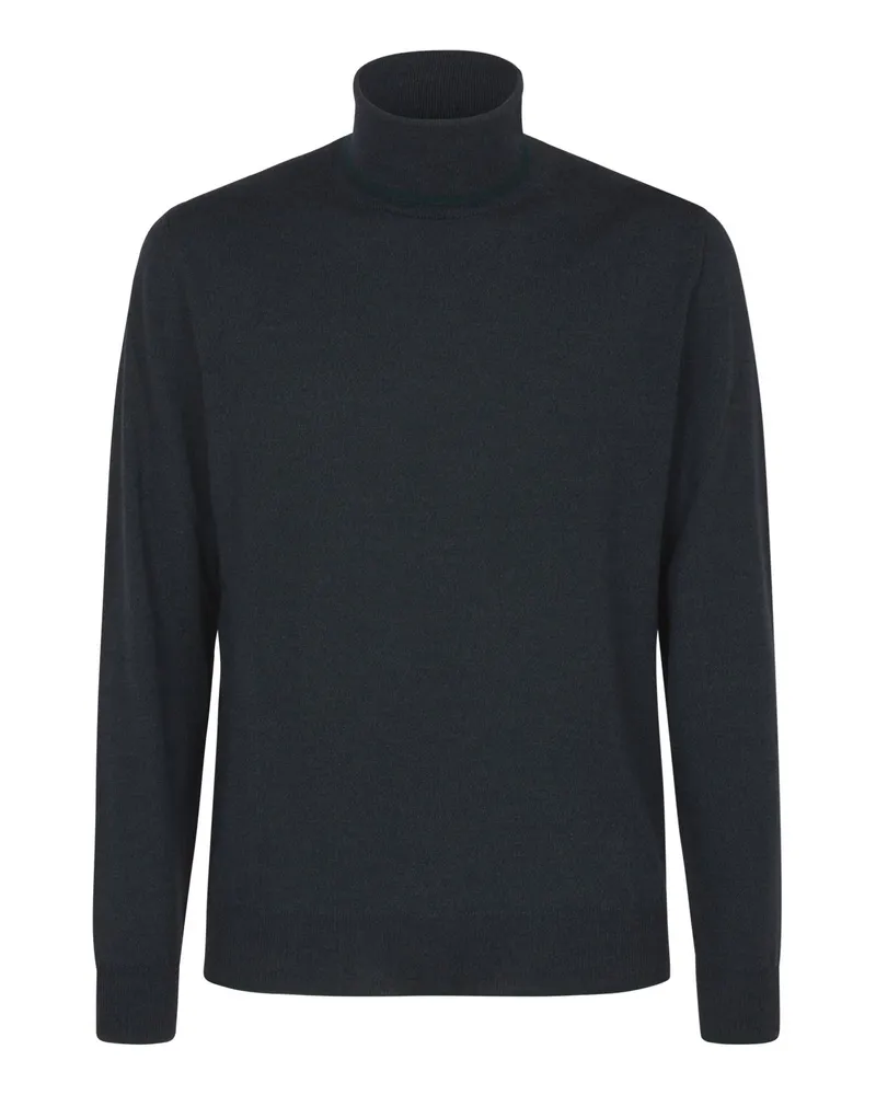 Canali Rollkragenpullover Schwarz