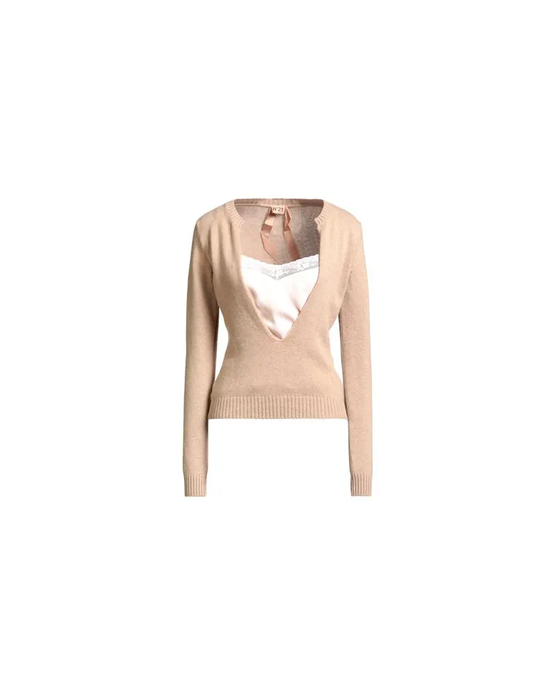 N° 21 STRICKWAREN - Pulloverauf YOOX.COM Beige