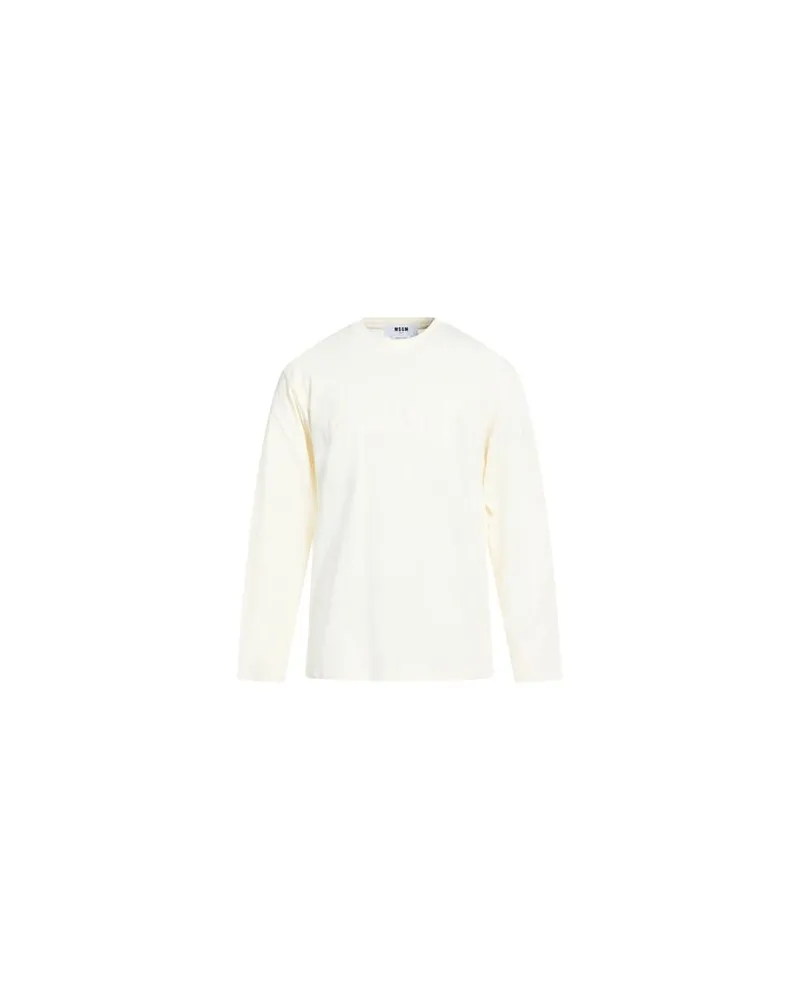 MSGM TOPS - T-shirtsauf YOOX.COM Cremeweiß