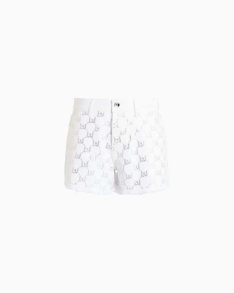 Liu Jo HOSEN & RÖCKE - Jeansshortsauf YOOX.COM Weiß