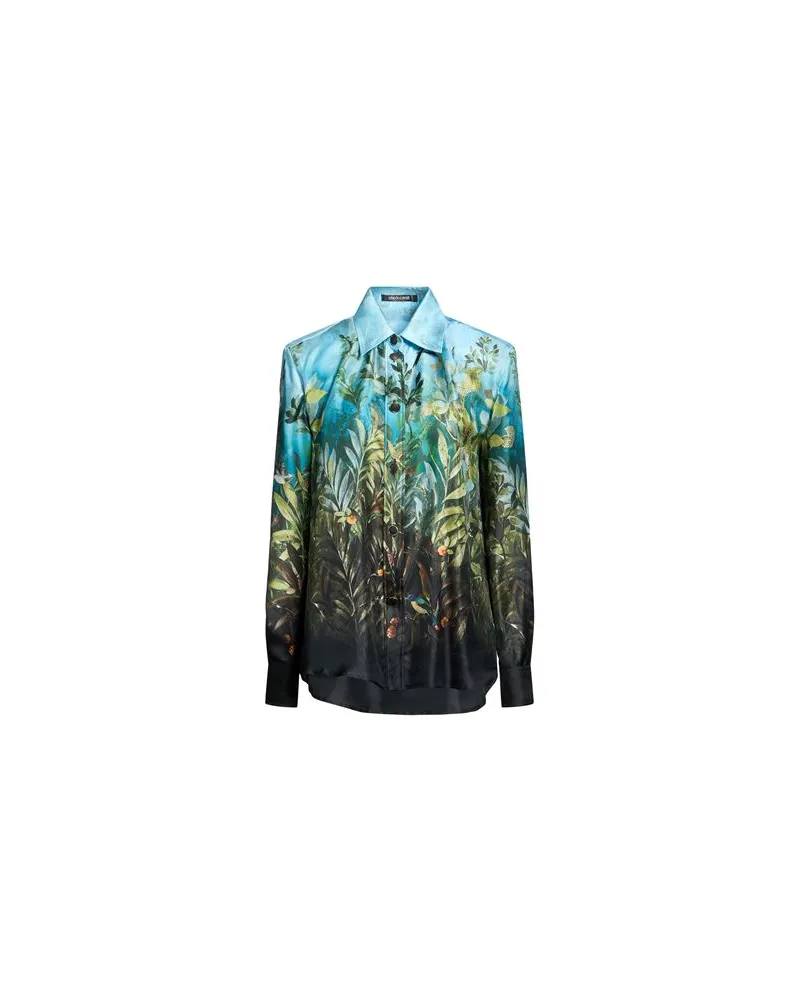 Roberto Cavalli TOPS - Hemdenauf YOOX.COM Azurblau
