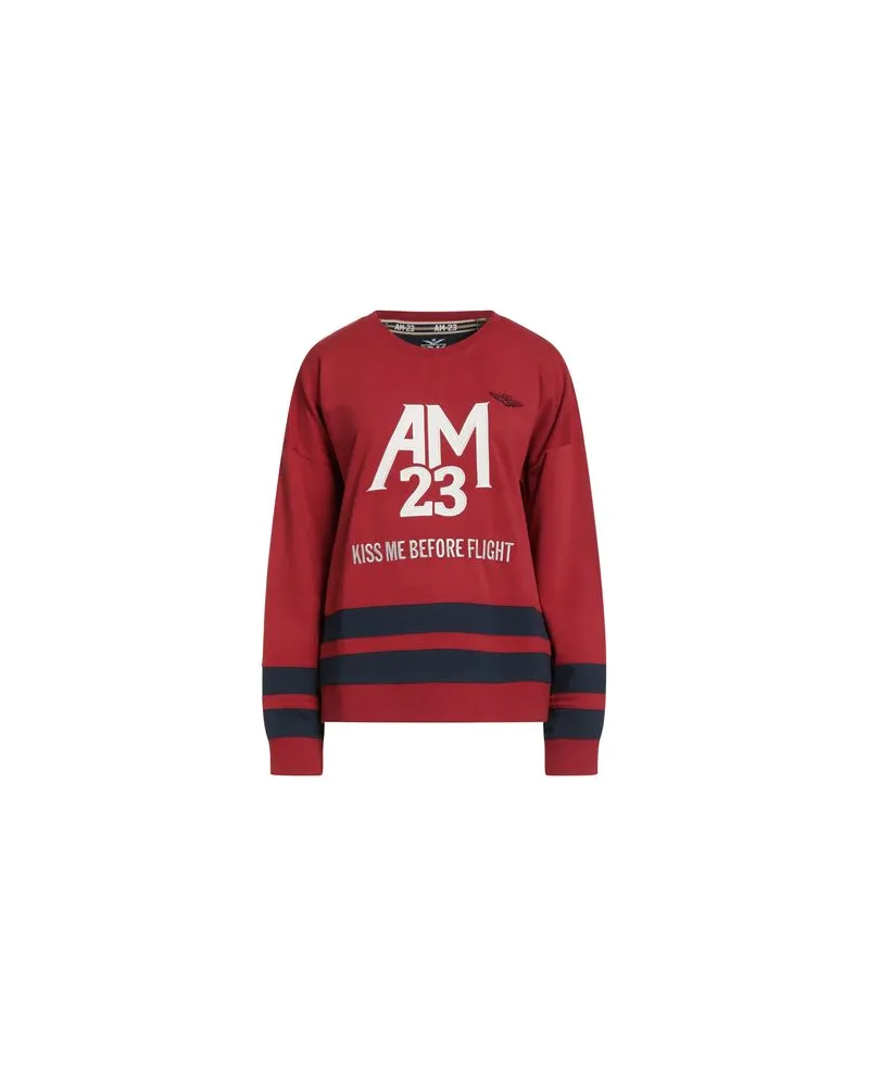 Aeronautica Militare TOPS - Sweatshirtsauf YOOX.COM Ziegelrot