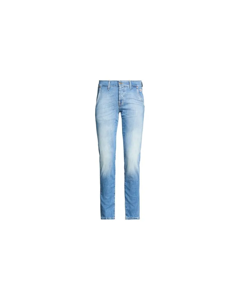 Roy Roger's HOSEN & RÖCKE - Jeanshosenauf YOOX.COM Blau