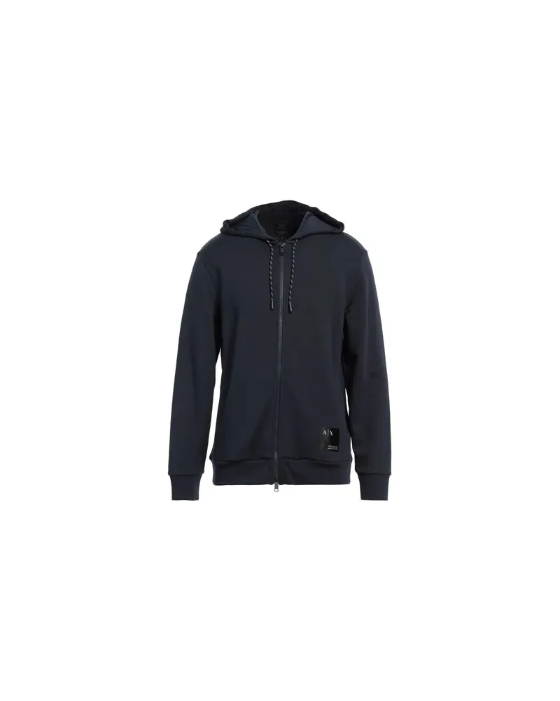 Armani Exchange TOPS - Sweatshirtsauf YOOX.COM Marineblau