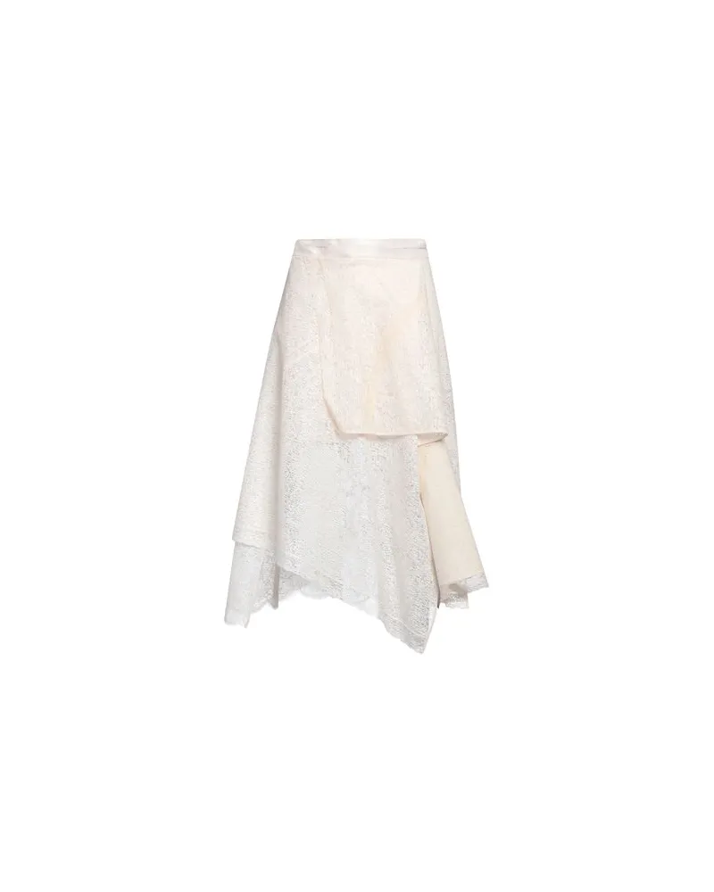 Fendi HOSEN & RÖCKE - Midi-Röckeauf YOOX.COM Cremeweiß