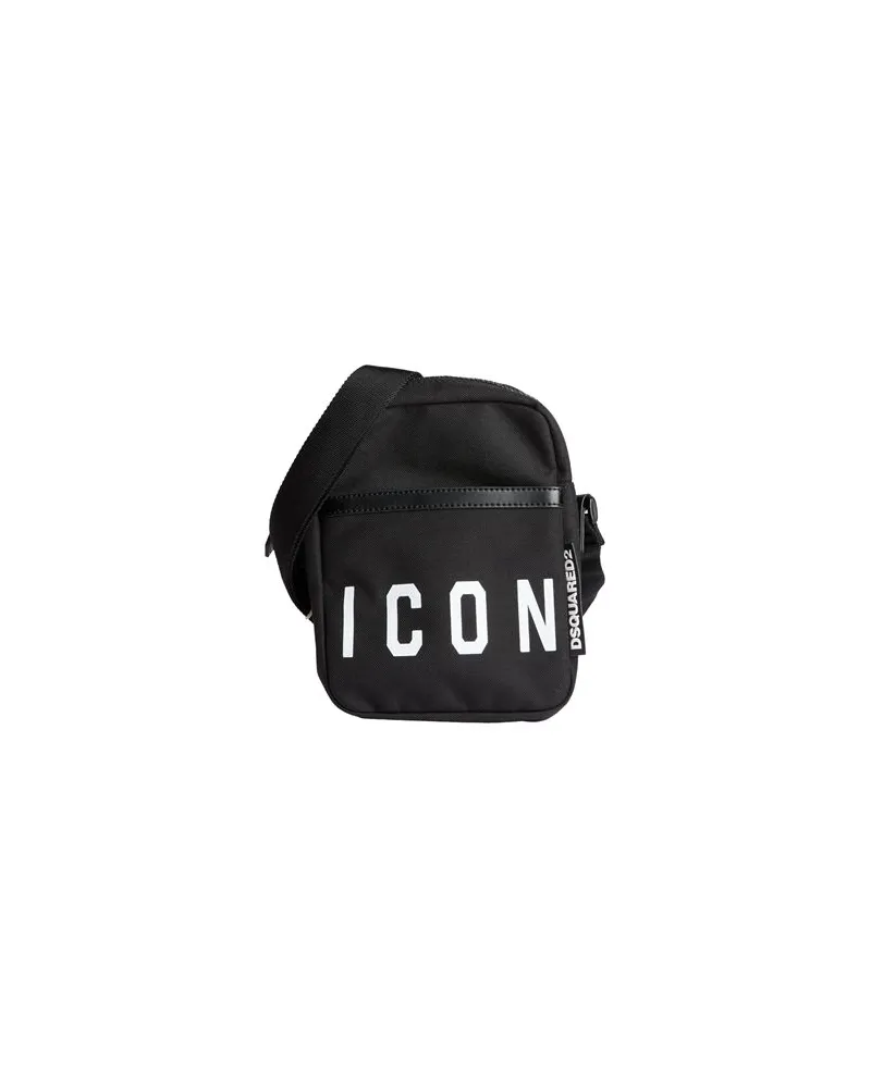 Dsquared2 ICON - TASCHEN - Umhängetascheauf YOOX.COM Schwarz