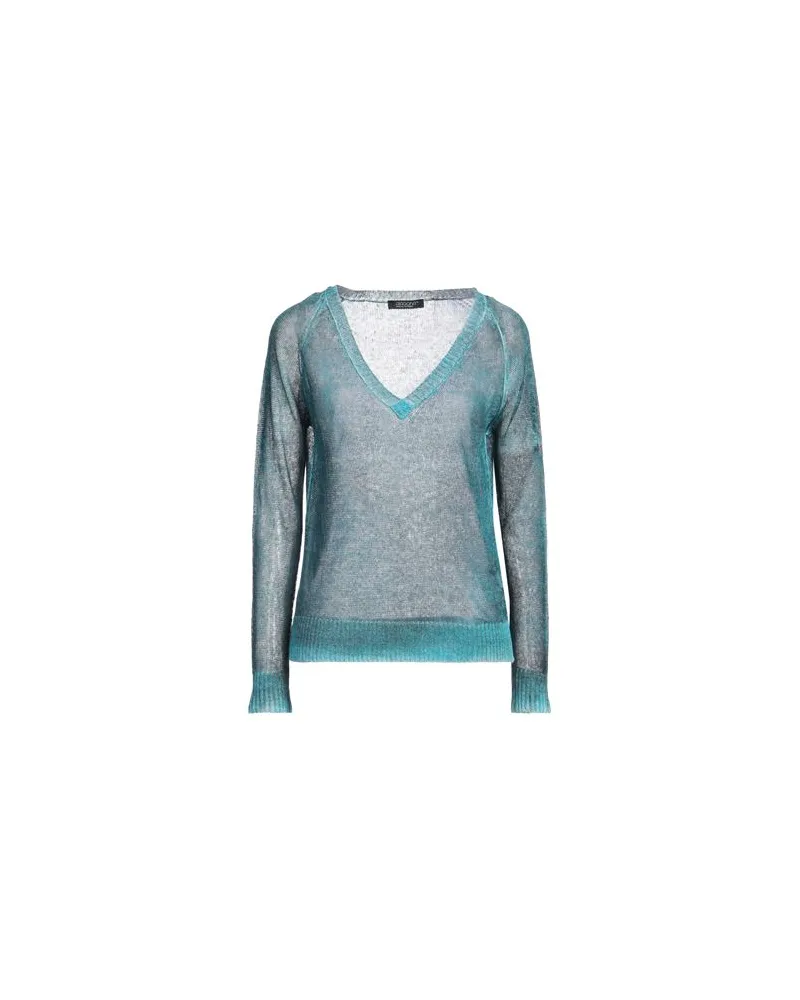 ARAGONA STRICKWAREN - Pulloverauf YOOX.COM Aquamarin