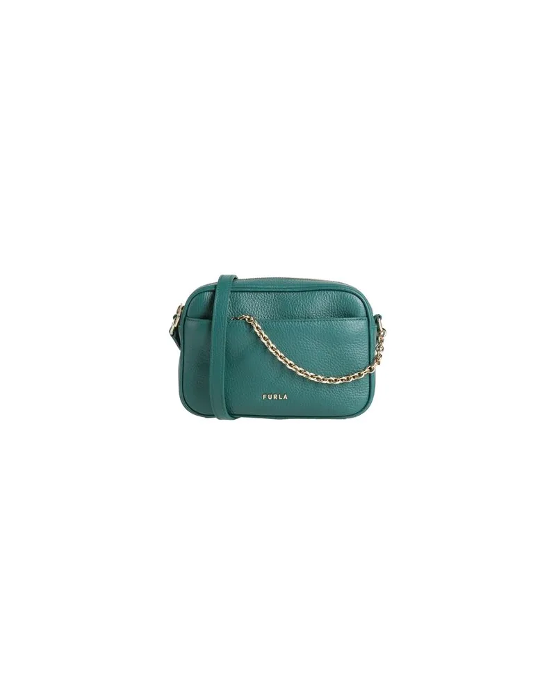 Furla TASCHEN - Umhängetascheauf YOOX.COM Smaragdgrün