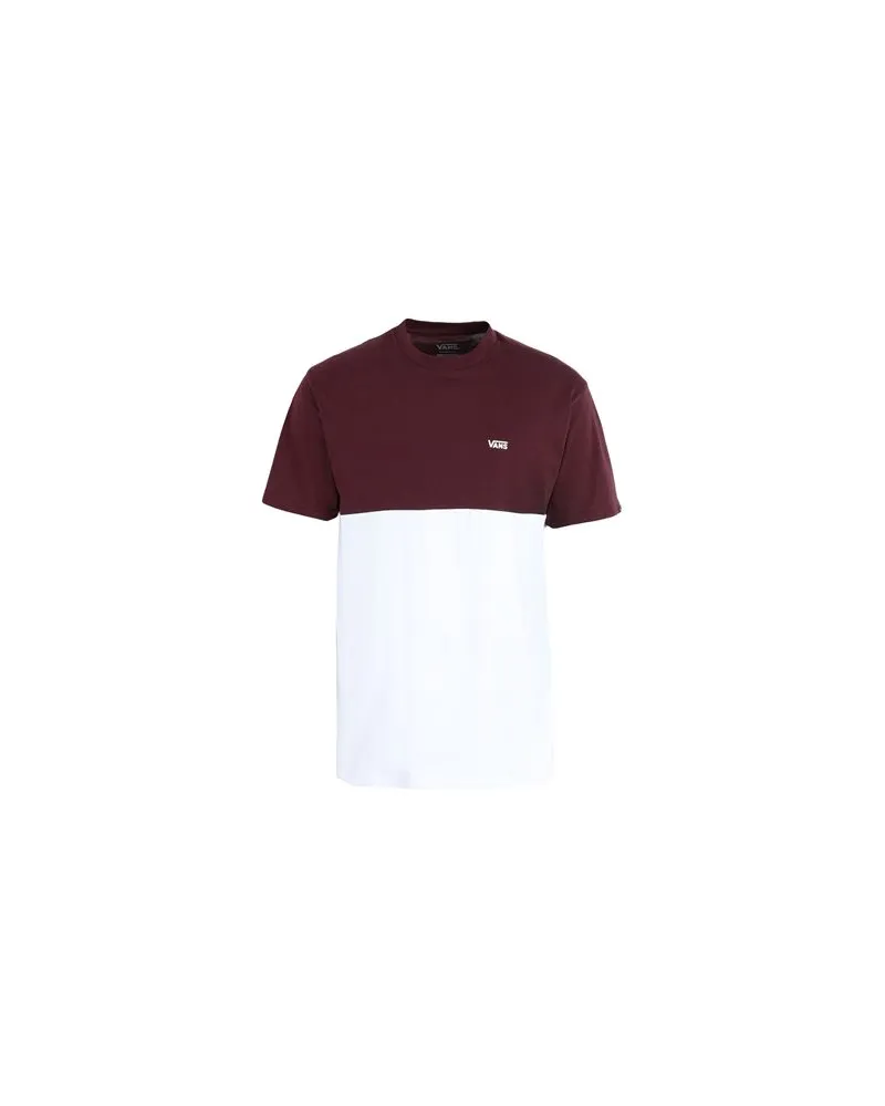 Vans MN COLORBLOCK TEE  - TOPS - T-shirtsauf YOOX.COM Bordeaux