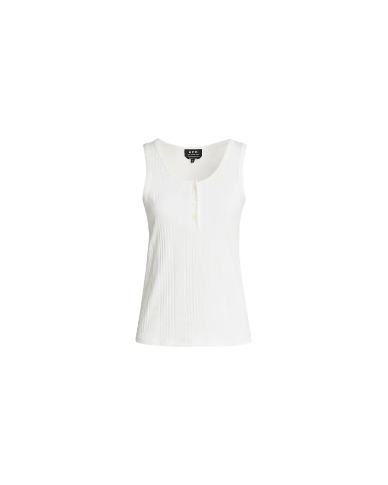 A.P.C. TOPS - Tank Topsauf YOOX.COM Weiß