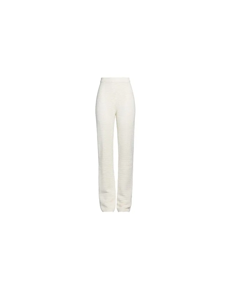 Nanushka HOSEN & RÖCKE - Hosenauf YOOX.COM Cremeweiß