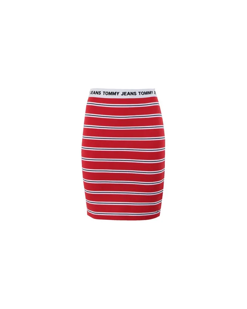Tommy Hilfiger TJW STRIPE BODYCON MINI SKIRT   - HOSEN & RÖCKE - Miniröckeauf YOOX.COM Rot