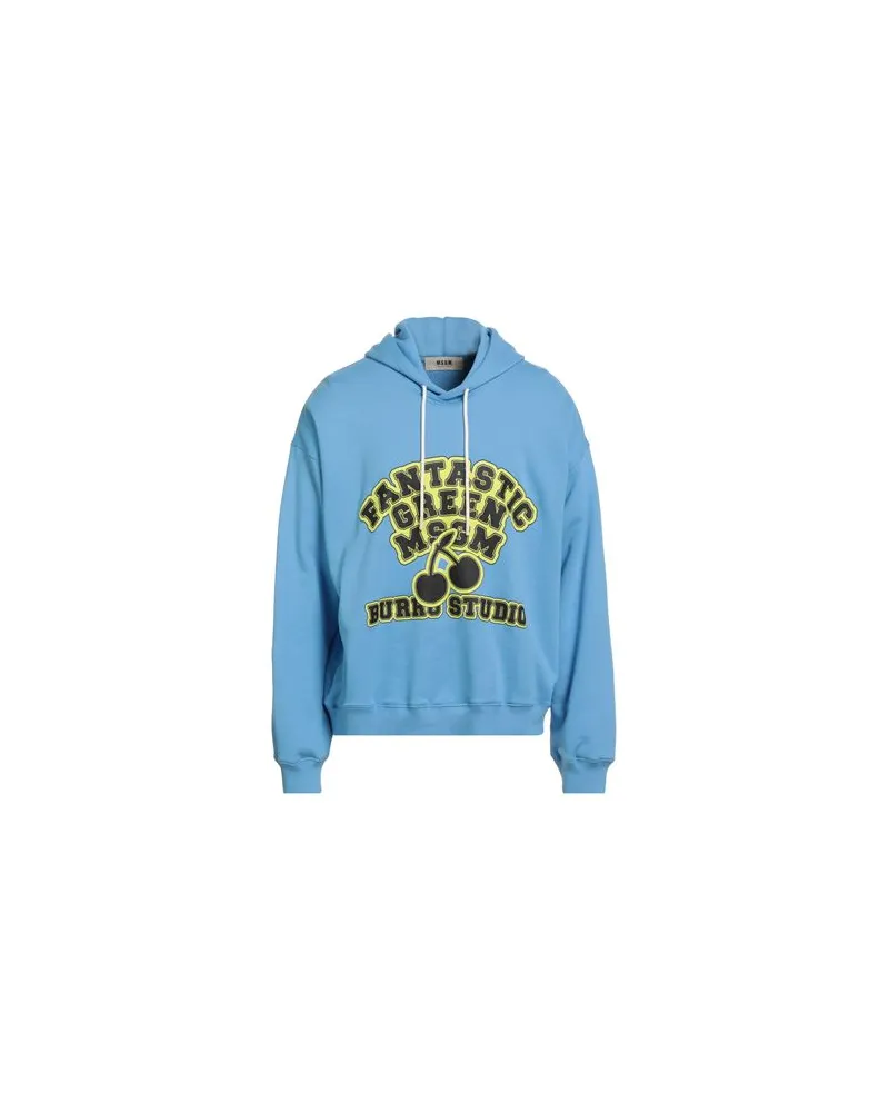 MSGM BURRO STUDIO X  - TOPS - Sweatshirtsauf YOOX.COM Azurblau