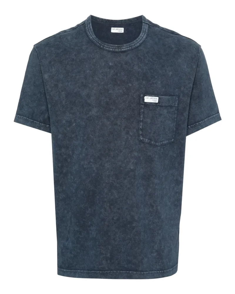 Fay T-shirts Nachtblau