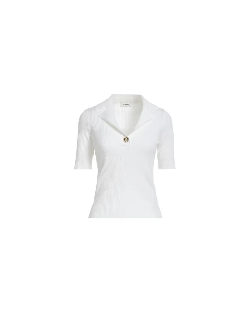 Sandro STRICKWAREN - Pulloverauf YOOX.COM Weiß