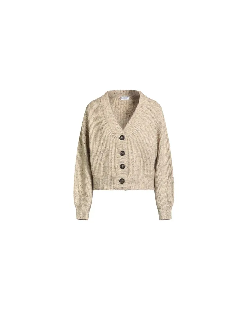 Brunello Cucinelli STRICKWAREN - Strickjackenauf YOOX.COM Beige