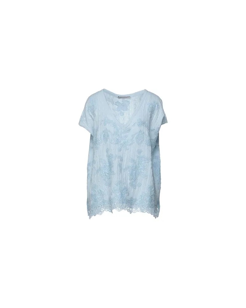 Ermanno Scervino STRICKWAREN - Pulloverauf YOOX.COM Himmelblau