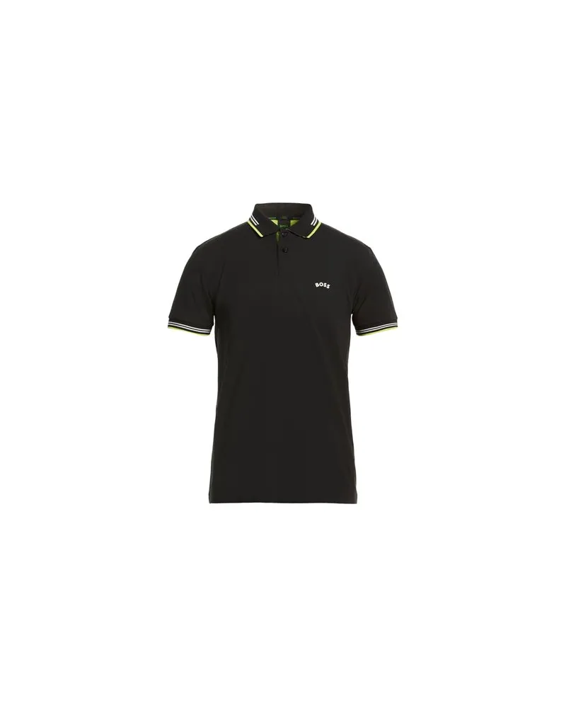 HUGO BOSS TOPS - Poloshirtsauf YOOX.COM Schwarz