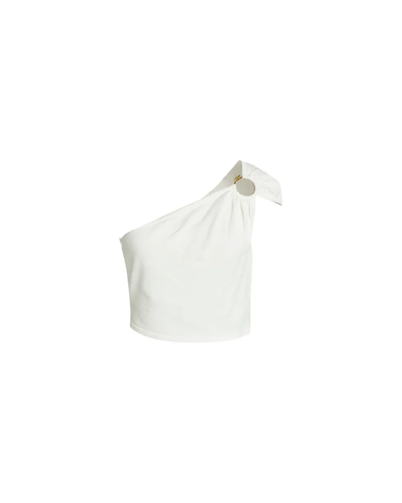 Elisabetta Franchi TOPS - Topsauf YOOX.COM Weiß