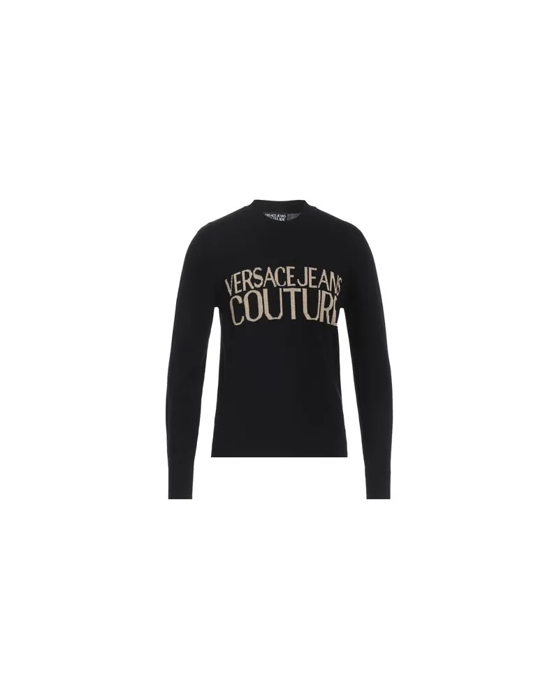 Versace Jeans STRICKWAREN - Pulloverauf YOOX.COM Schwarz