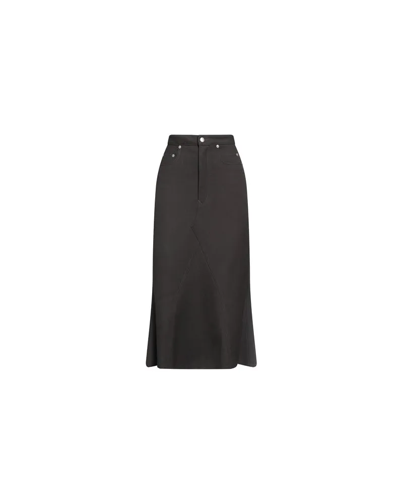 Rick Owens HOSEN & RÖCKE - Midi-Röckeauf YOOX.COM Dunkelbraun