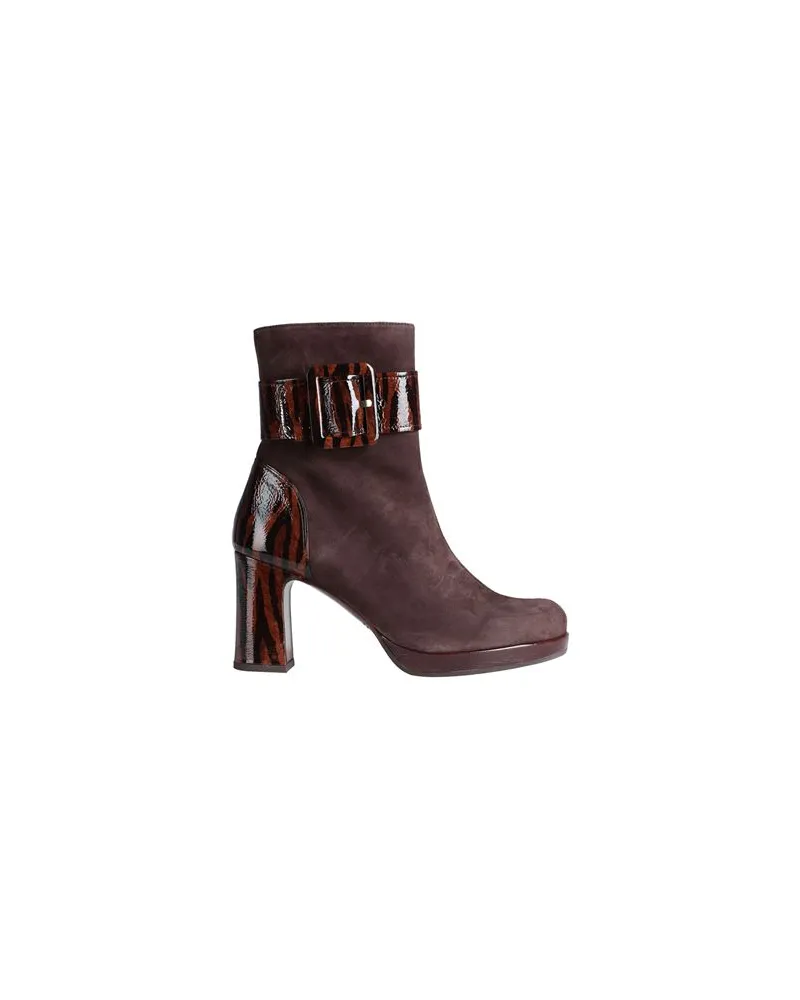 Chie Mihara SCHUHE - Stiefelettenauf YOOX.COM Dunkelbraun