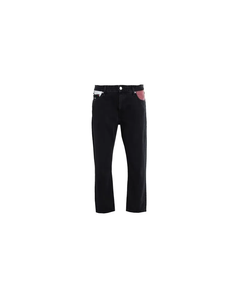 Tommy Hilfiger REGULAR TAPERED DAD JEANS  - HOSEN & RÖCKE - Jeanshosenauf YOOX.COM Schwarz