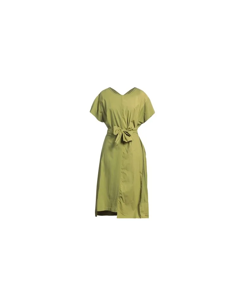 HIGH KLEIDER - Midi-Kleiderauf YOOX.COM Militärgrün