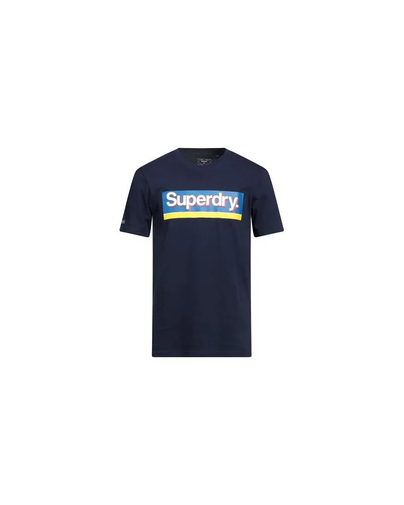 Superdry. TOPS - T-shirtsauf YOOX.COM Marineblau